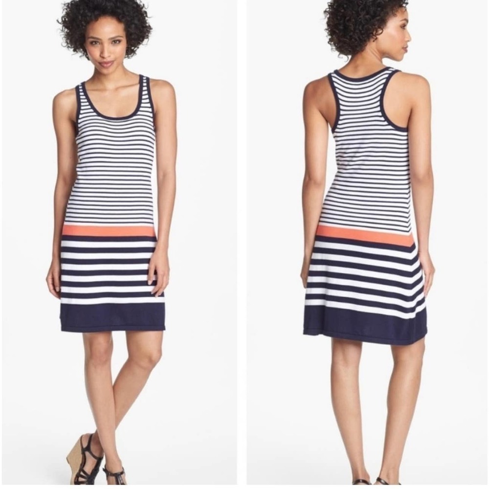 Lilly Pulitzer Stanton Striped Knitted Sleeveless Dress Womens Size: s